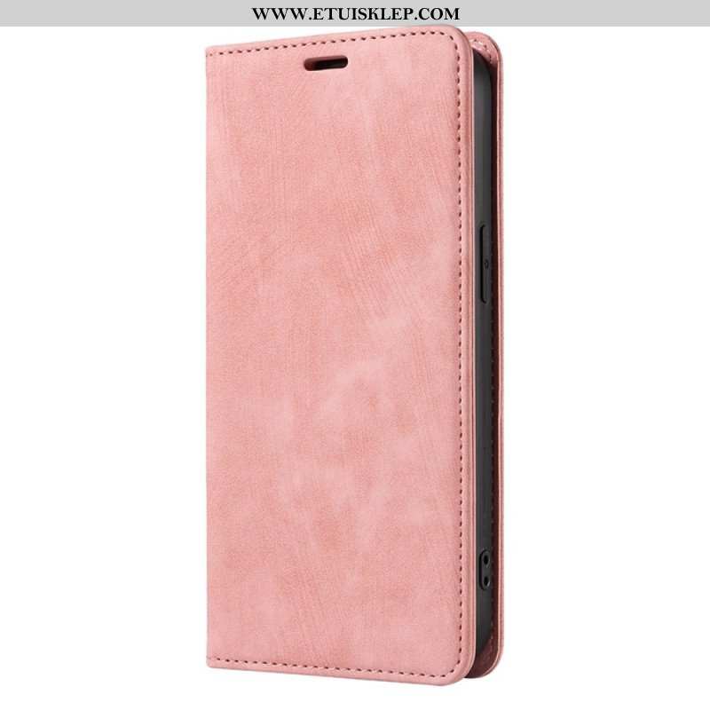 Etui Na Telefon do iPhone 14 Plus Etui Folio Kolorowa Sztuczna Skóra